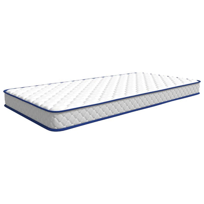Materasso Viscoelastico Bianco 90x190x17 cm Morbido