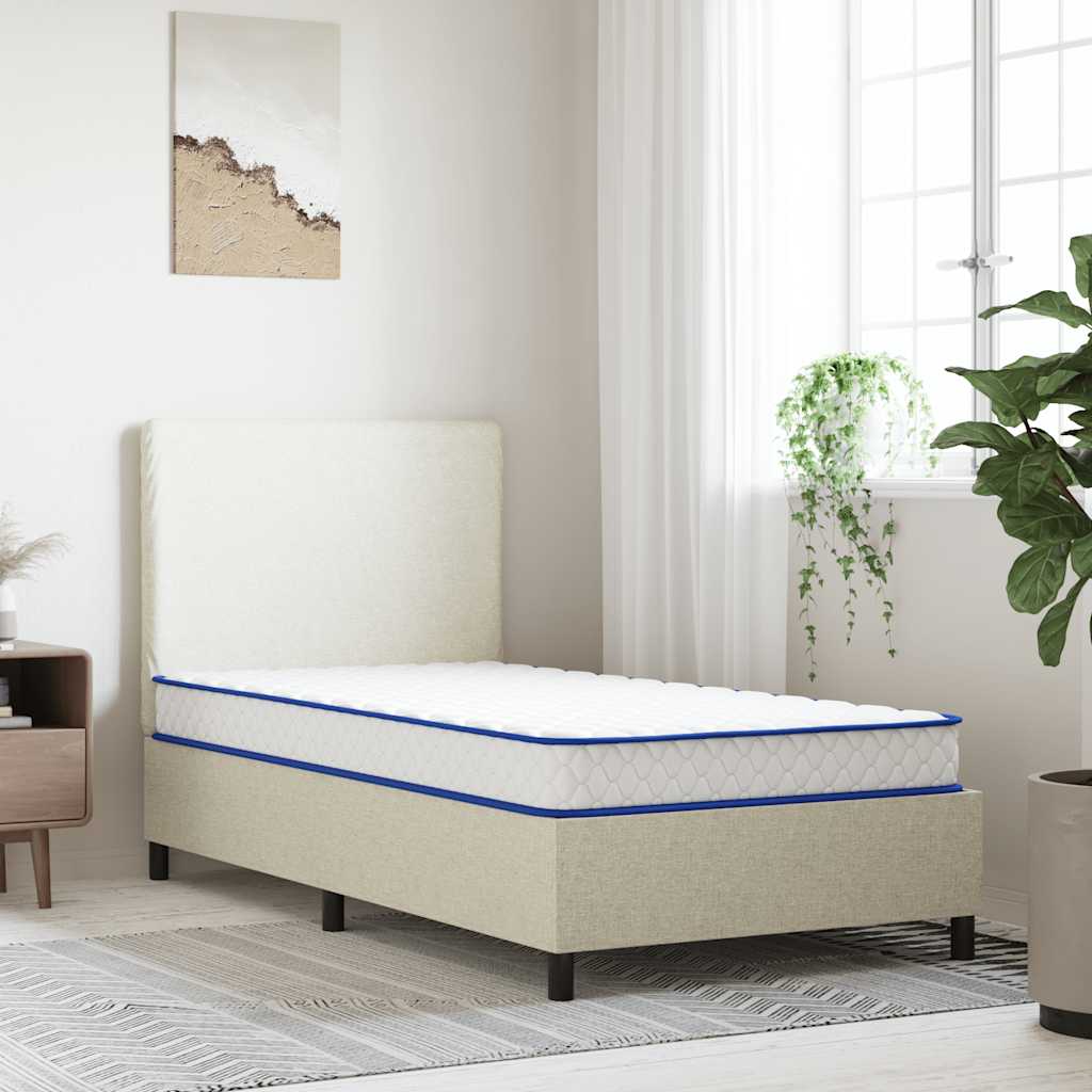 Materasso Viscoelastico Bianco 90x190x17 cm Morbido