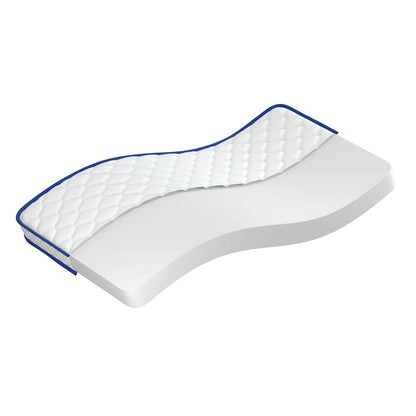 Materasso Viscoelastico Bianco 100x200x17 cm Morbido