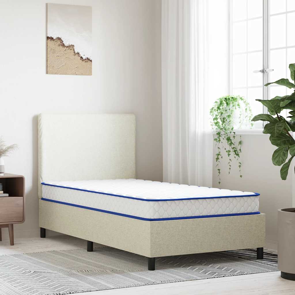 Materasso Viscoelastico Bianco 100x200x17 cm Morbido