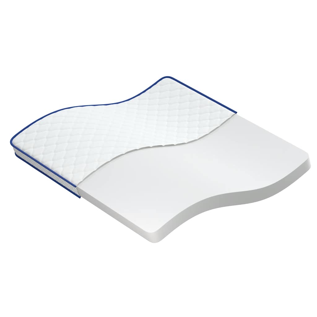 Materasso Viscoelastico Bianco 200x200x17 cm Morbido