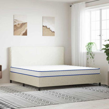 Materasso Viscoelastico Bianco 200x200x17 cm Morbido