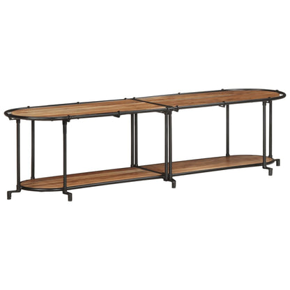 Mobile Porta TV 160x42x40 cm in Legno Massello di Acacia
