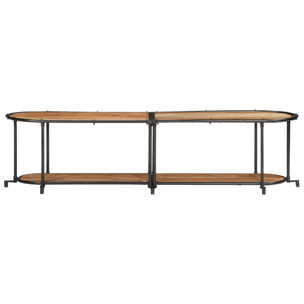 Mobile Porta TV 160x42x40 cm in Legno Massello di Acacia