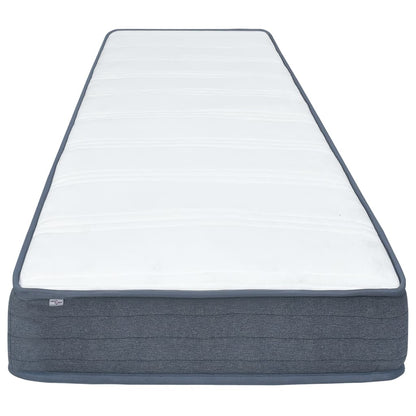 Materasso a Molle Insacchettate 160x80x20 cm Morbidezza Media in Tessuto