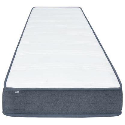 Materasso a Molle Insacchettate 190x90x20 cm Morbidezza Media in Tessuto
