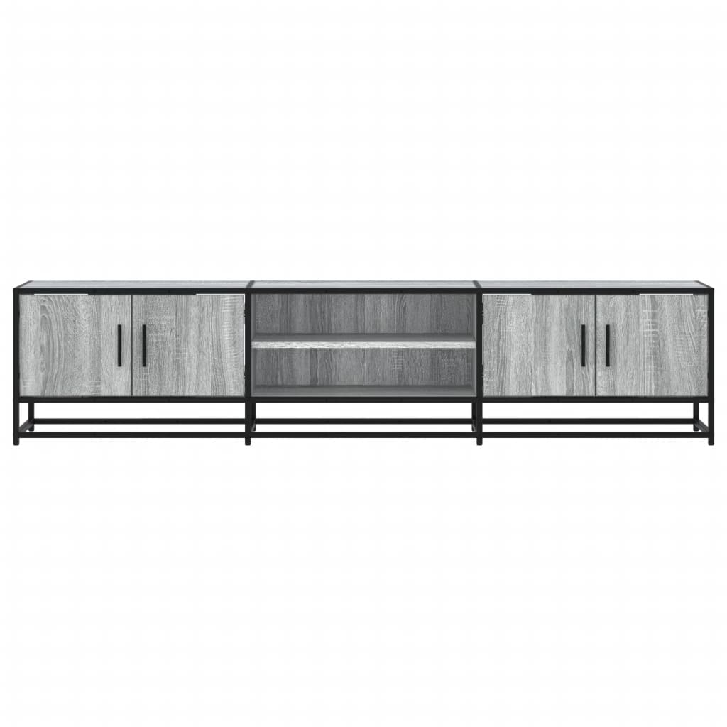 Mobile Porta TV Grigio Sonoma 180x35x41 cm in Truciolato