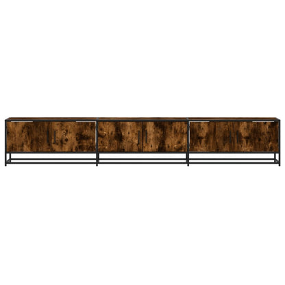 Mobile Porta TV Rovere Fumo 240x35x41 cm in Truciolato