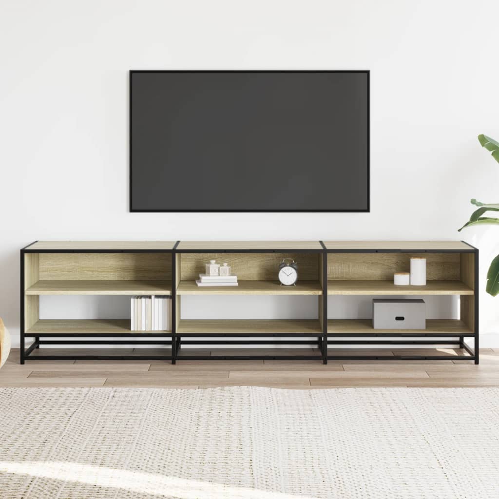 Mobile Porta TV Rovere Sonoma 180x40x46 cm in Truciolato