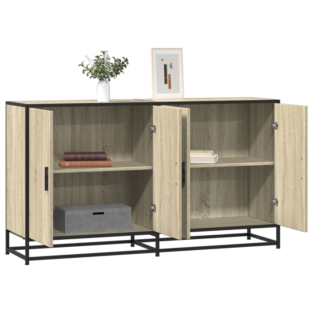 Credenza Rovere Sonoma 134x35x76 cm in Truciolato