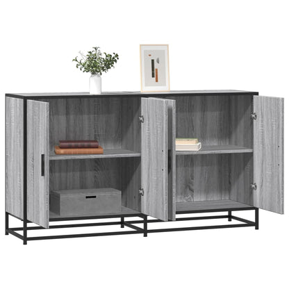 Credenza Grigio Sonoma 134x35x76 cm in Truciolato