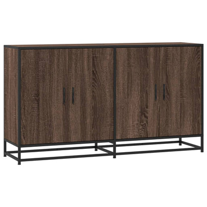 Credenza Rovere Marrone 134x35x76 cm in Truciolato