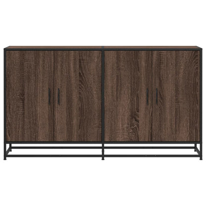 Credenza Rovere Marrone 134x35x76 cm in Truciolato