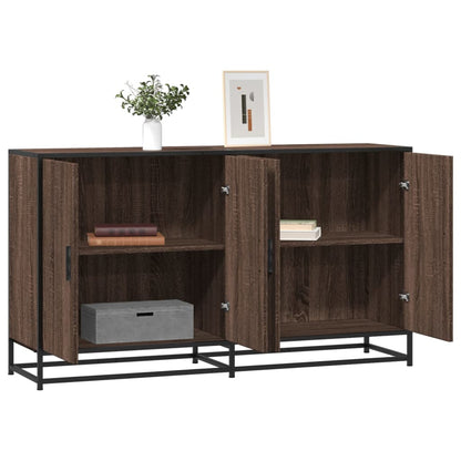 Credenza Rovere Marrone 134x35x76 cm in Truciolato
