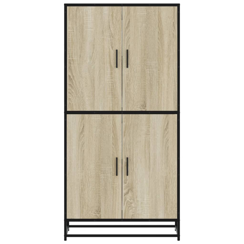 Credenza Rovere Sonoma 68x35x139 cm in Truciolato