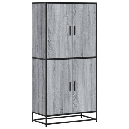 Credenza Grigio Sonoma 68x35x139 cm in Truciolato