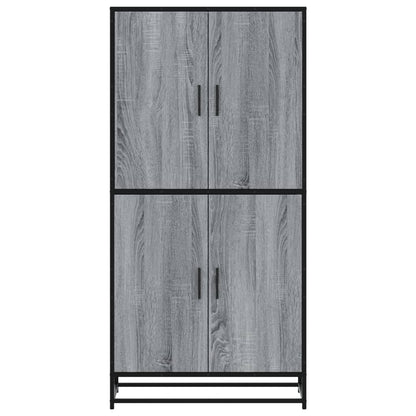 Credenza Grigio Sonoma 68x35x139 cm in Truciolato