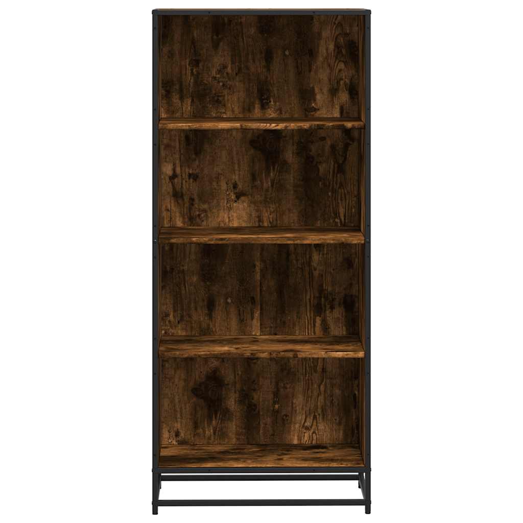 Libreria Rovere Fumo 60x35x139 cm in Truciolato