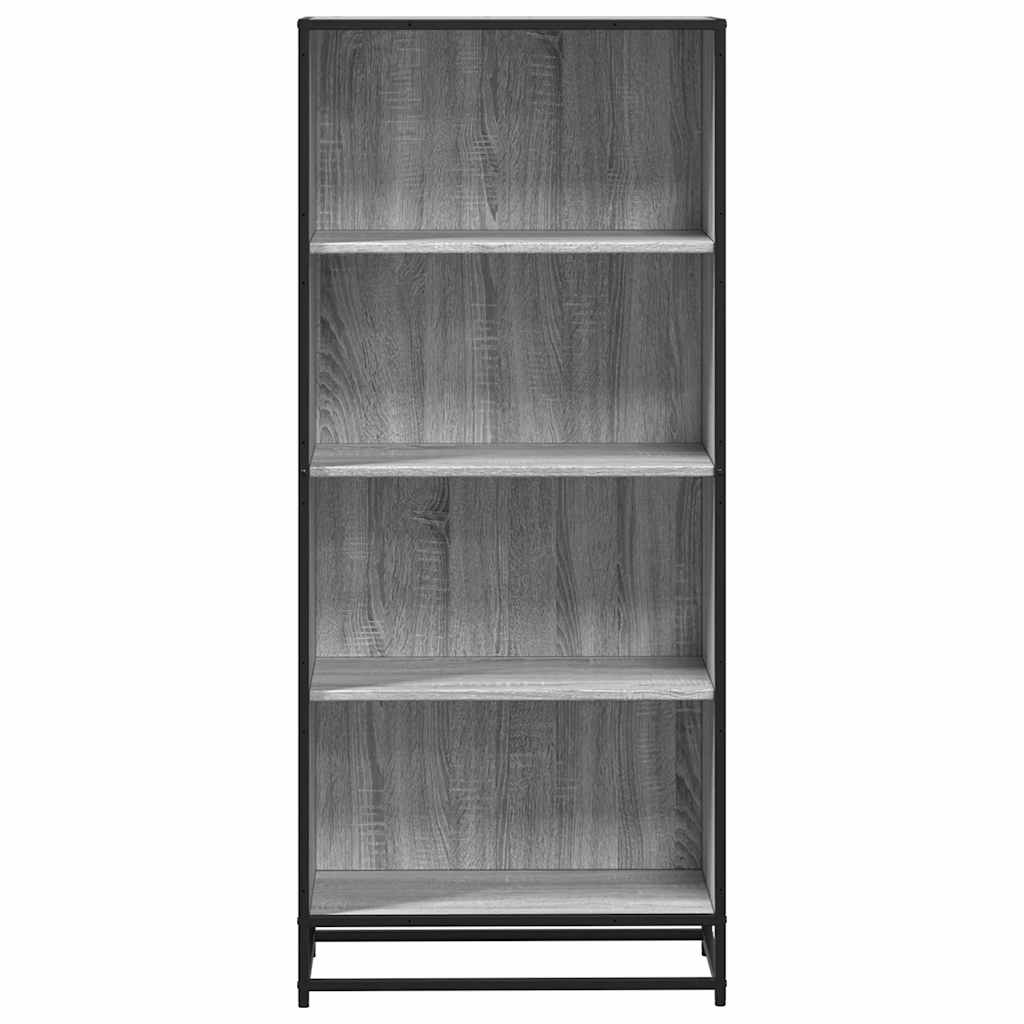 Libreria Grigio Sonoma 60x35x139 cm in Truciolato