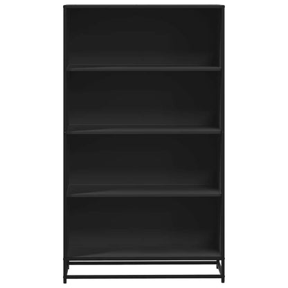 Libreria Nera 80,5x35x139 cm in Truciolato