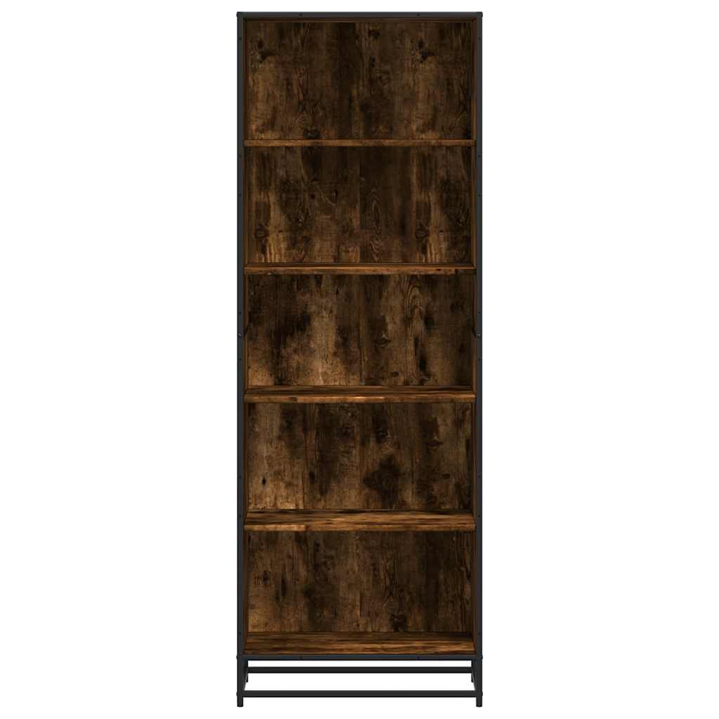 Libreria Rovere Fumo 60x35x170,5 cm in Truciolato
