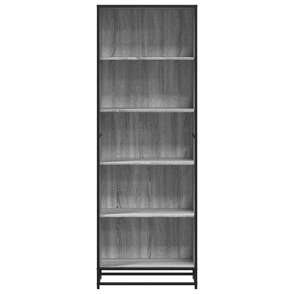 Libreria Grigio Sonoma 60x35x170,5 cm in Truciolato