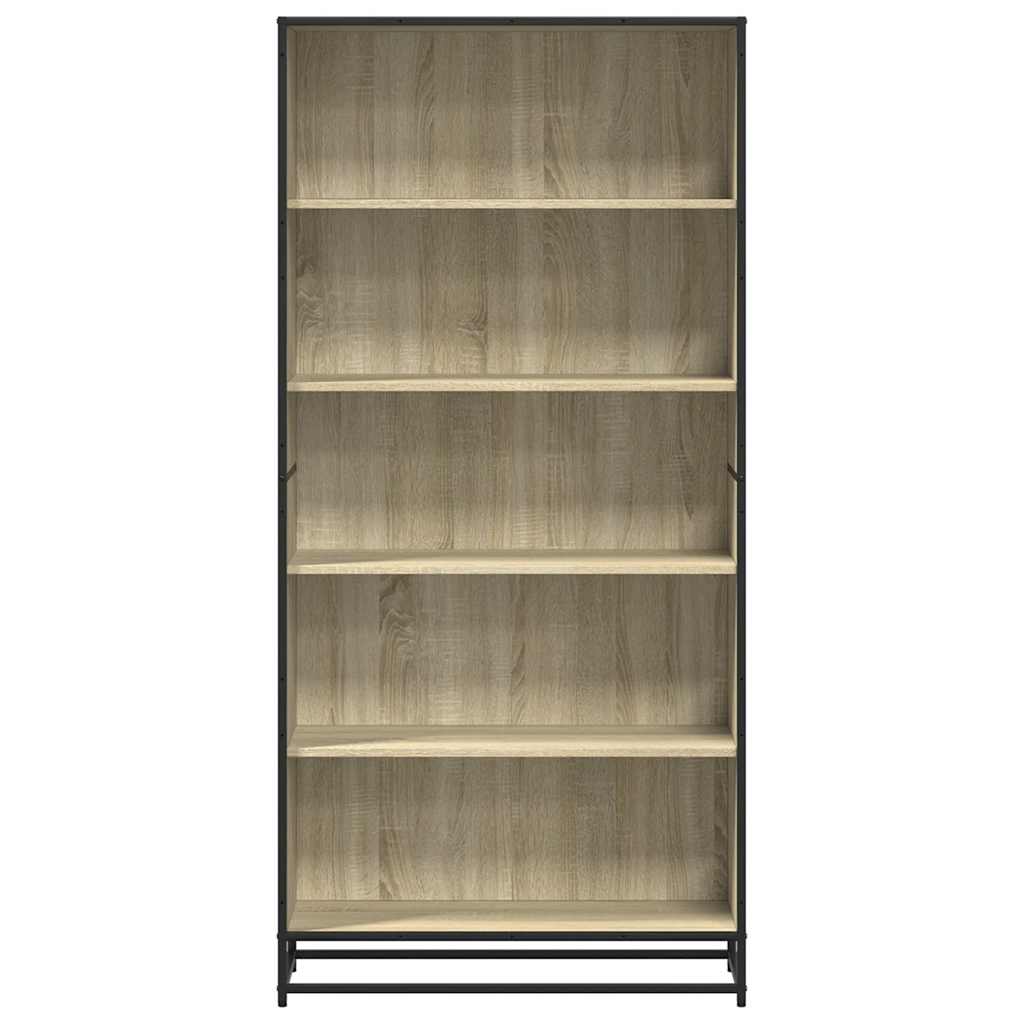 Libreria Rovere Sonoma 80,5x35x170,5 cm in Truciolato