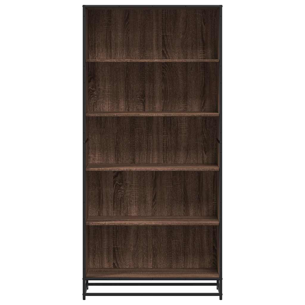 Libreria Rovere Marrone 80,5x35x170,5 cm in Truciolato