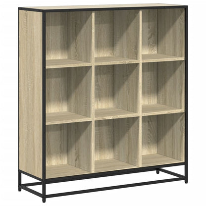 Libreria Rovere Sonoma 97,5x33x107,5 cm Multistrato e Metallo
