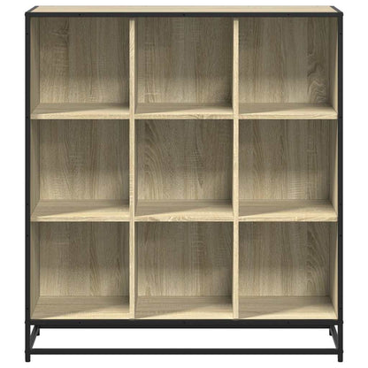 Libreria Rovere Sonoma 97,5x33x107,5 cm Multistrato e Metallo