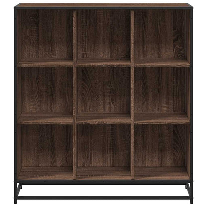Libreria Rovere Marrone 97,5x33x107,5 cm Multistrato e Metallo