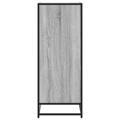 Scarpiera Grigio Sonoma 75x38x97,5 cm Legno Multistrato Metallo