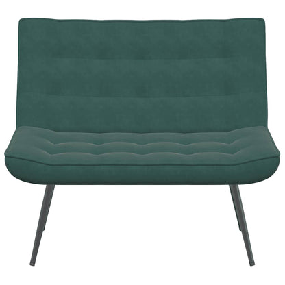Panca Verde Scuro 110x74x84 cm in Velluto