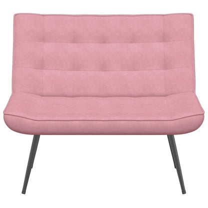 Panca Rosa 110x74x84 cm in Velluto