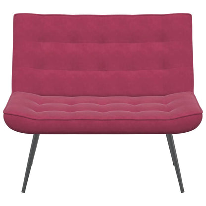Panca Rosso Vino 110x74x84 cm in Velluto