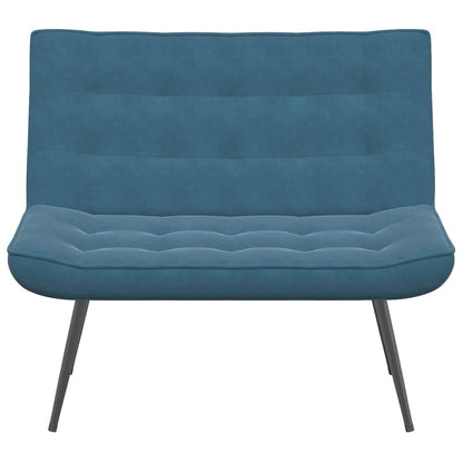 Panca Blu 110x74x84 cm in Velluto