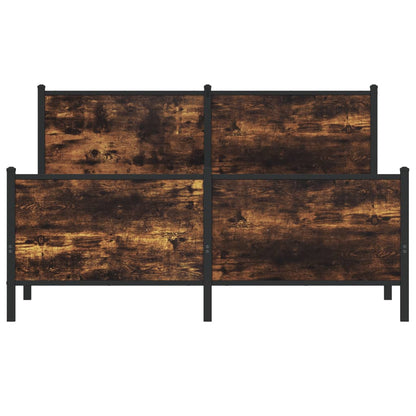 Giroletto senza Materaso in Metallo Rovere Fumo 150x200 cm