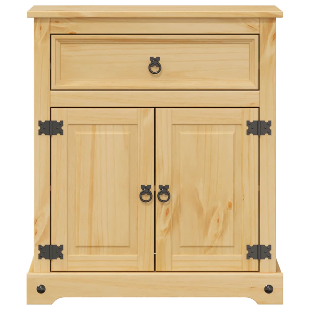 Mobile da Bagno Corona 70x33x80 cm in Legno Massello di Pino