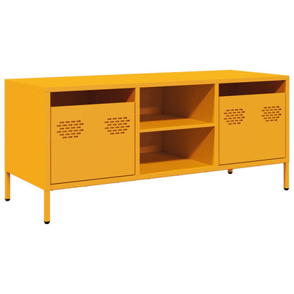 Mobile TV Giallo Senape 101,5x39x43,5 cm in Acciaio