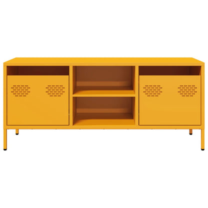 Mobile TV Giallo Senape 101,5x39x43,5 cm in Acciaio