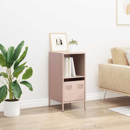 Credenza Rosa 35x39x73,5 cm in Acciaio Laminato a Freddo