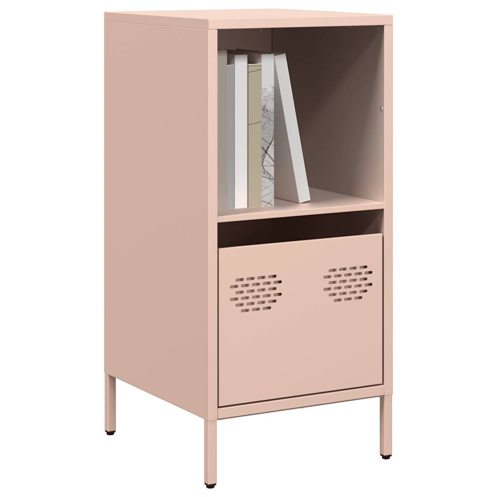 Credenza Rosa 35x39x73,5 cm in Acciaio Laminato a Freddo