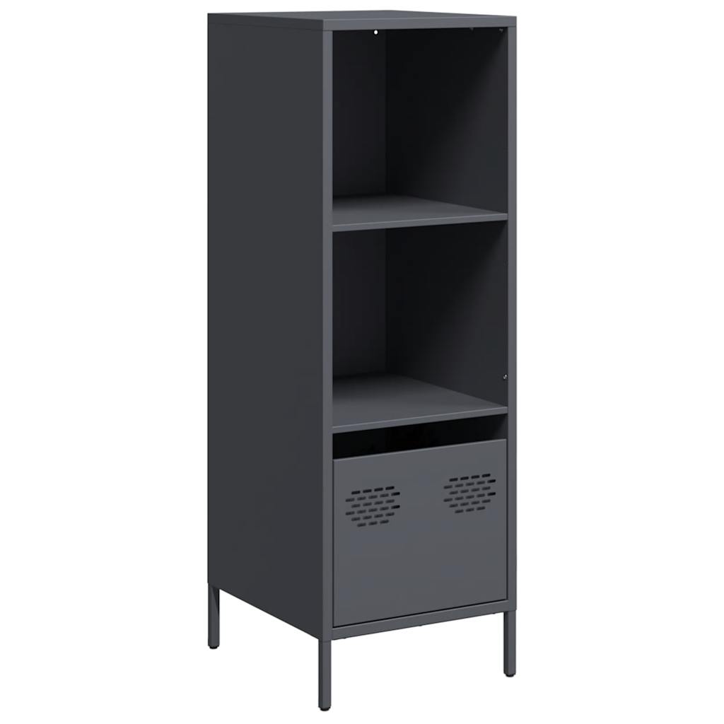 Credenza Antracite 35x39x103,5 cm Acciaio