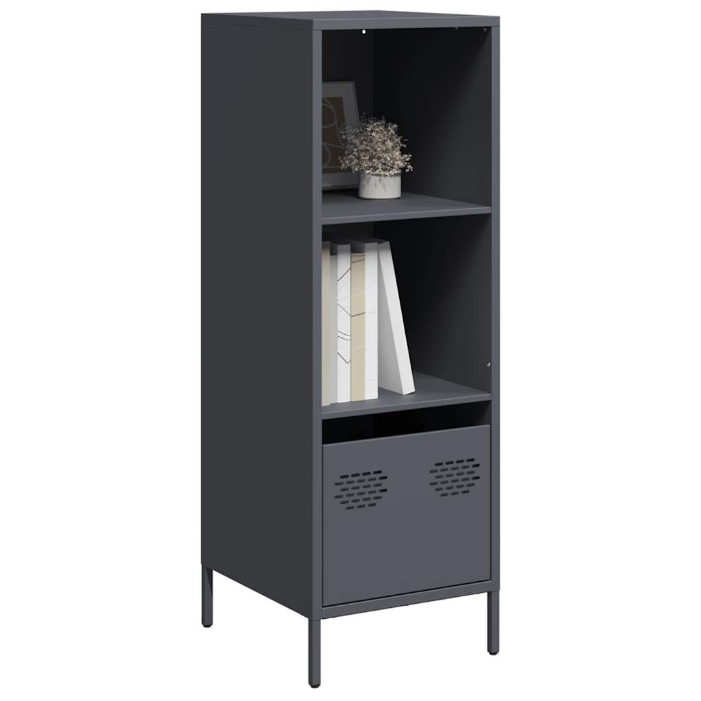 Credenza Antracite 35x39x103,5 cm Acciaio
