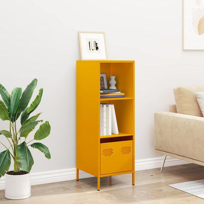Credenza Giallo Senape 35x39x103,5 cm in Acciaio