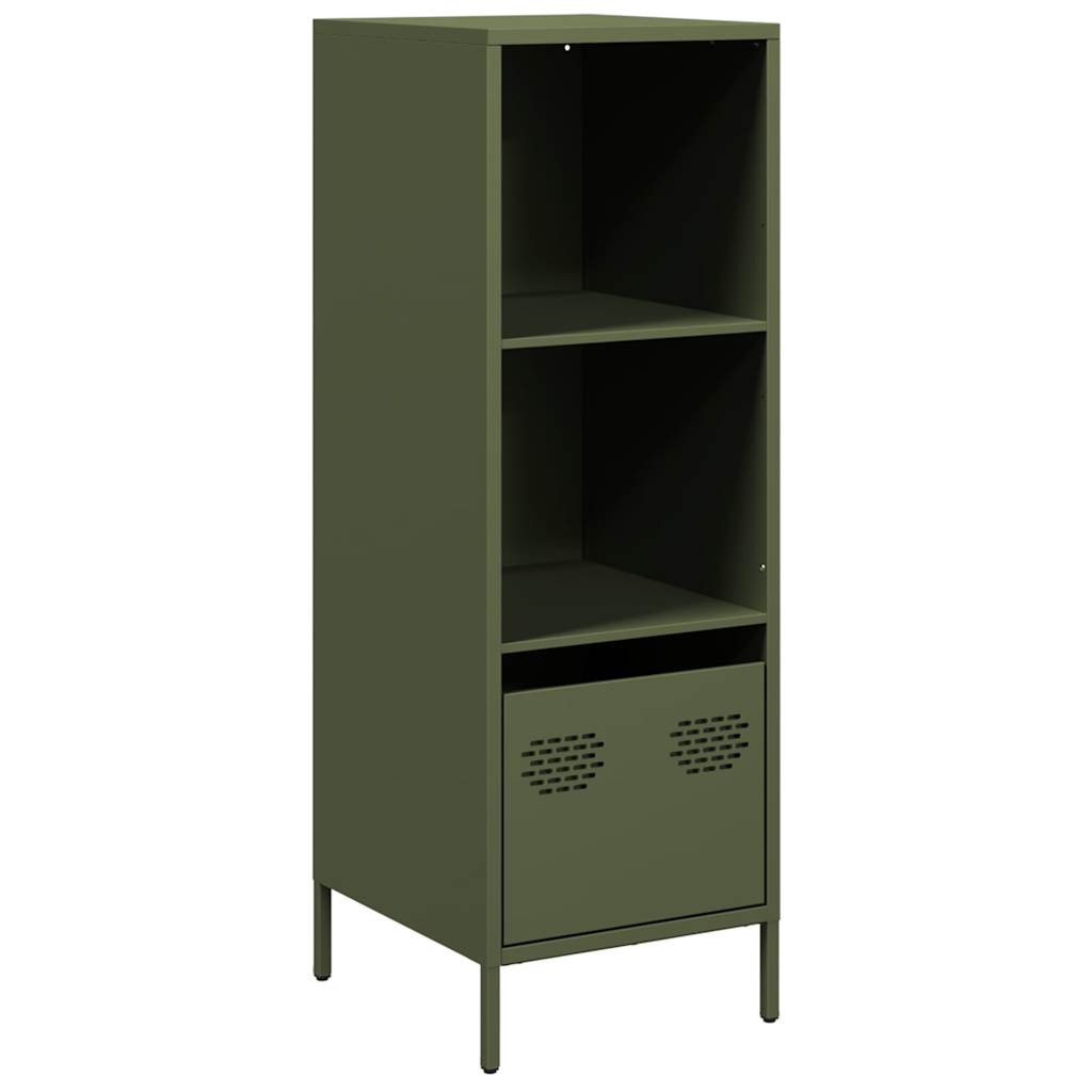 Credenza Verde Oliva 35x39x103,5 cm in Acciaio