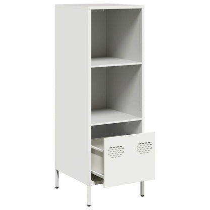 Credenza Bianca 35x39x103,5 cm in Acciaio
