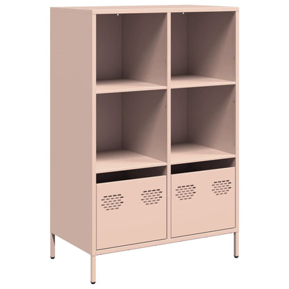 Credenza Rosa 68x39x103,5 cm in Acciaio