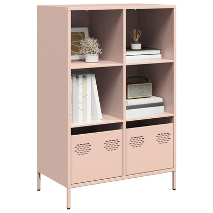 Credenza Rosa 68x39x103,5 cm in Acciaio