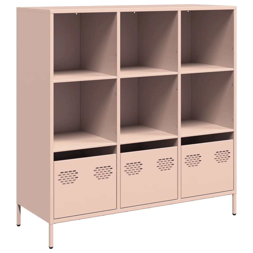 Credenza Rosa 101,5x39x103,5 cm in Acciaio